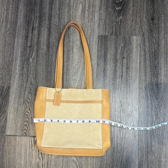 Coach 6122 Bleeker Tan Leather & Canvas - Picture 14 of 15